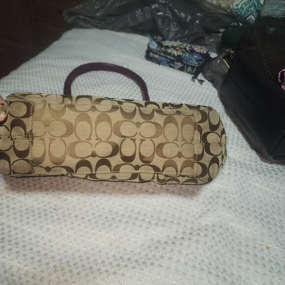 COACH EUC SIGNATURE BLEECKER TOTE BAG - Picture 2 of 7